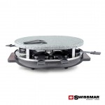 Customized Swissmar Matterhorn Raclette 8 Person Party Grill - Granite