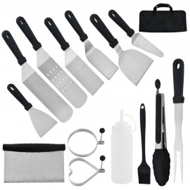 Bbq 17Pcs Steel Grilling Kits with Logo Bbq 17Pcs Steel Grilling Kits with Logo