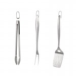 Stainless Steel BBQ Grilling Tool Set with Logo