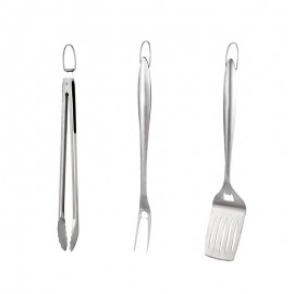 Stainless Steel BBQ Grilling Tool Set with Logo  Stainless Steel BBQ Grilling Tool Set with Logo