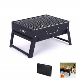 Logo Branded Mini Portable Charcoal Grill (direct import)