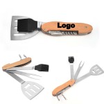 Stainless Steel Multifunctional Detachable Grill Tool with Logo