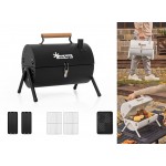 Promotional Portable Barbecue Charcoal Grill With 3-Piece BBQ Utensil
