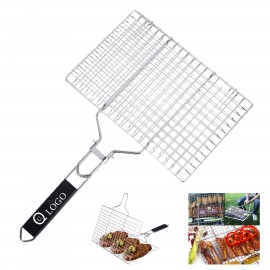 Portable Bbq Grilling Basket with Logo
