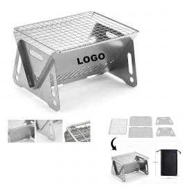 Camp Mini Grill with Logo  Camp Mini Grill with Logo