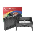 Stainless Steel Folding Portable Barbecue BBQ Charcoal Grill with Logo