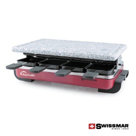 Swissmar Classic Raclette 8 Person Party Grill - Granite with Logo