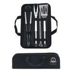 Stainless Steel BBQ Set with Logo