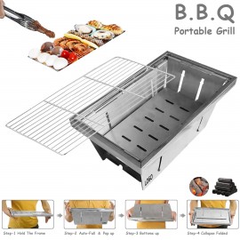 Customized Portable Instant Folding Barbecue Grill  Customized Portable Instant Folding Barbecue Grill