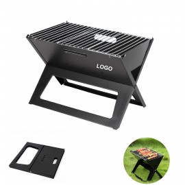 Foldable X-shape Charcoal Grill (direct import) with Logo  Foldable X-shape Charcoal Grill (direct import) with Logo