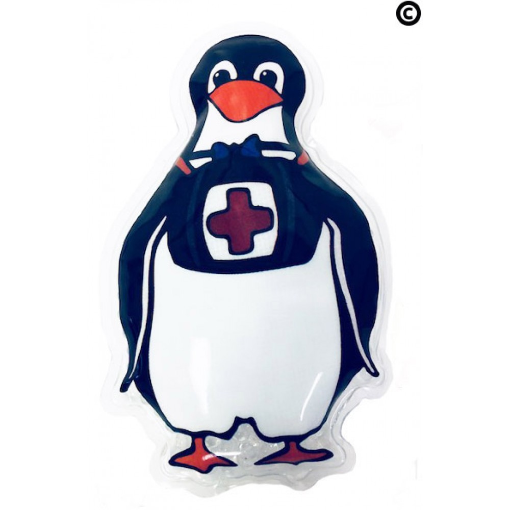 Penguin Hot/Cold Pack with Gel Beads Logo Branded