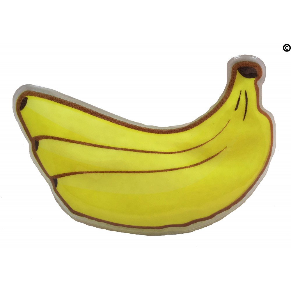 Logo Branded Banana Hot/Cold Pack with Gel Beads