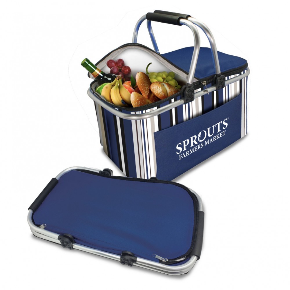 Personalized Collapsible Insulated Picnic Basket Personalized Collapsible Insulated Picnic Basket