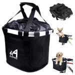 Personalized Foldable Cycling Bag Front Basket