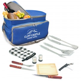 12 PC Insulated BBQ/Picnic Cooler Bag Logo Branded