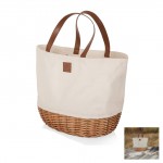 Customized Canvas and Willow Picnic Basket (direct import)