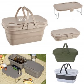 Personalized Multi-Function Foldable Picnic Basket  Personalized Multi-Function Foldable Picnic Basket