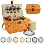 Settler Picnic Basket for Four Custom Printed