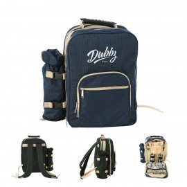 Logo Branded 4-Person Outdoors Picnic Backpack  Logo Branded 4-Person Outdoors Picnic Backpack