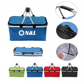 Promotional Foldable Insulated Picnic Basket