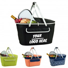 Insulated Folding Cooler Basket with Logo