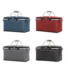 Customized Insulated Picnic Basket with Handle