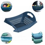Plastic Folding Storage Basket with Logo