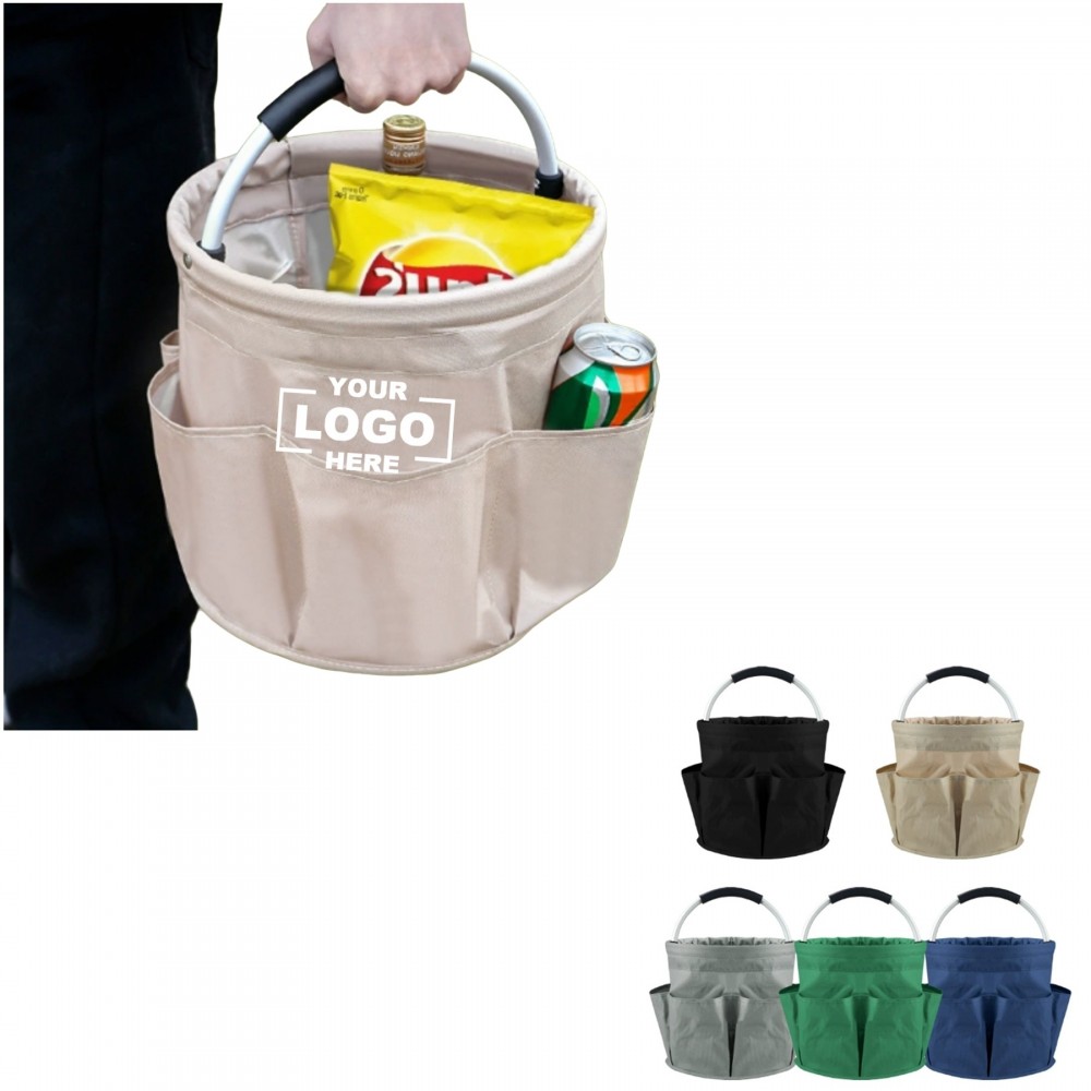 Foldable Multipurpose Storage Basket with Logo Foldable Multipurpose Storage Basket with Logo