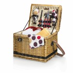 Yellowstone - Moka Picnic Basket w/Deluxe Service for 2 with Logo