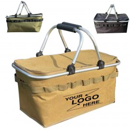 Promotional Foldable Reusable Shopping Basket Tote  Promotional Foldable Reusable Shopping Basket Tote