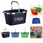 "Portable Insulated Lunch Basket Set " with Logo