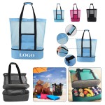 Beach Tote Bag With Cooler with Logo