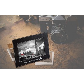 Logo Branded PU Leather Photo Frame