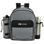 Picnic Coffee Backpack for 2 with Cooler with Logo