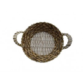 Round Picnic Basket with Logo