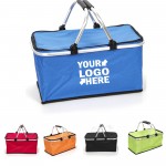 Customized Folding Picnic Camping Basket Cooler Bag