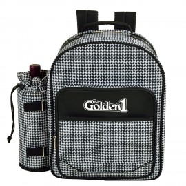 Logo Branded Picnic Backpack for 4 with Cooler