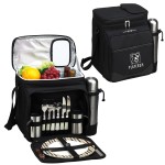 Picnic Set for 2 with Cooler & Coffee Service with Logo