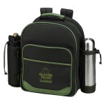 Picnic Coffee Backpack for 2 with Cooler with Logo