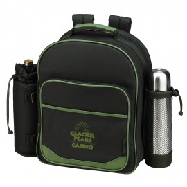 Picnic Coffee Backpack for 2 with Cooler with Logo  Picnic Coffee Backpack for 2 with Cooler with Logo