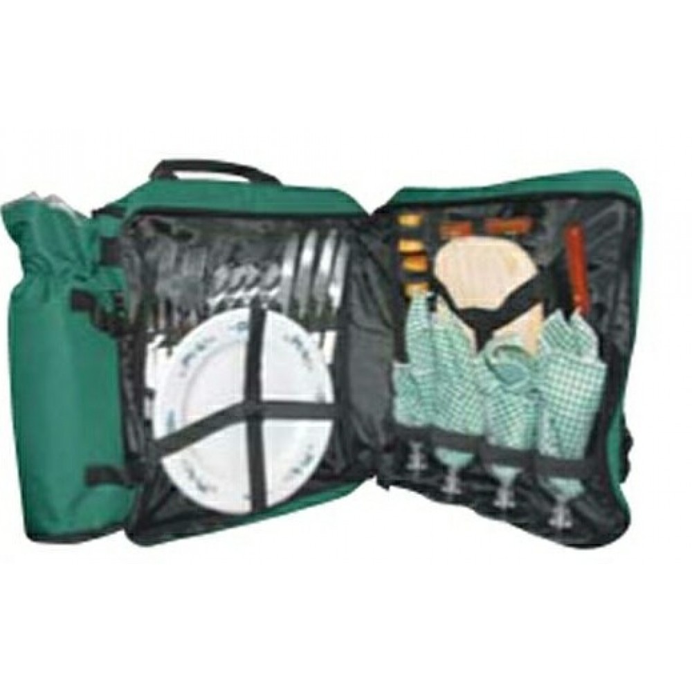 4-Person Picnic Backpack with Logo