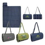 Premium Barrel Fleece Picnic Blanket with Logo