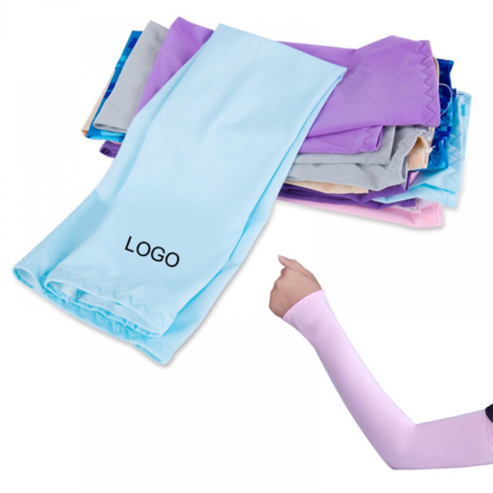 Custom Printed Sunscreen Lce Silk Oversleeve Custom Printed Sunscreen Lce Silk Oversleeve