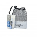 Custom Printed Aloe Up Small Mesh Bag with Sport Sunscreen