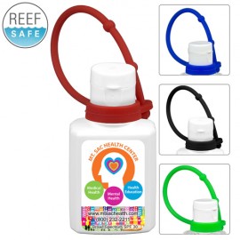 "SunFun L Connect" 1.0 oz Broad Spectrum SPF30 Sunscreen Lotion in Solid White Flip-Top Squeeze Bott with Logo  "SunFun L Connect" 1.0 oz Broad Spectrum SPF30 Sunscreen Lotion in Solid White Flip-Top Squeeze Bott with Logo