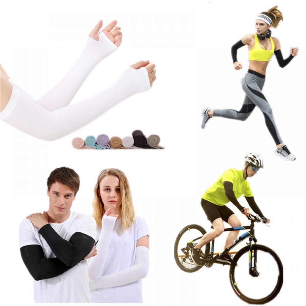 Custom Printed Sport Sunscreen Cooling Arm Sleeves Custom Printed Sport Sunscreen Cooling Arm Sleeves