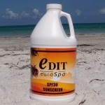 SPF30 Sunscreen (1/2 Gallon) w/Pump USA Made Custom Imprinted