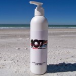 8 Oz. SPF30 Sunscreen Bottle w/Pump Made in USA Logo Branded