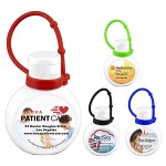 Custom Imprinted "CirSun Connect" 1 Oz. Broad Spectrum SPF 30 Sunscreen in Flip-Top Bottle w/Color Leash (Full Color)