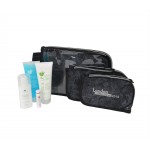 Custom Printed Aloe Up 3 Piece Travel Kit with White Collection Sunscreen